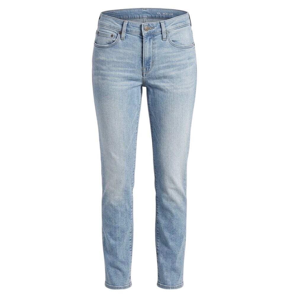 Signature Levi Strauss Jeans Straight Stretch Denim Light Wash
